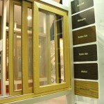 encraft wooden finish sliding windows